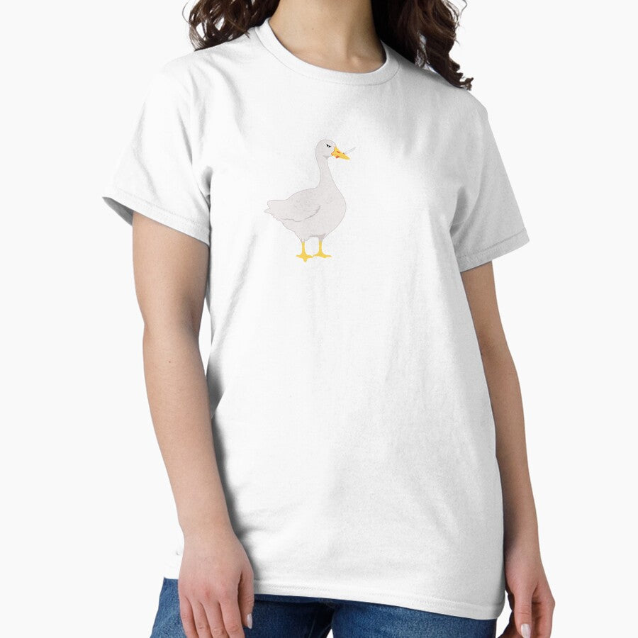 Dangerous Goose Holding A Knife Classic T Shirt