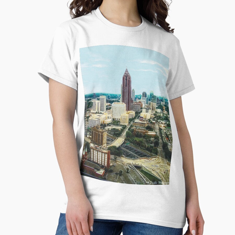 Downtown Atlanta Skyline Classic T-Shirt