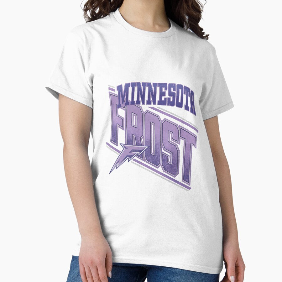 Vintage Aesthetic Minnesota Frost Pwhl Logo Classic T Shirt
