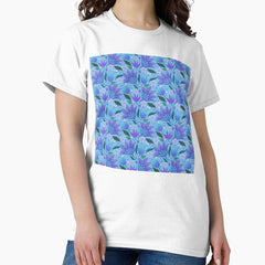 Buds and blooms - Purple and Blue Classic T-Shirt