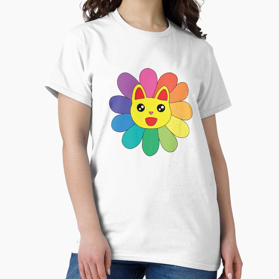 Catkashi Murakitty Happy Flower Classic T-Shirt