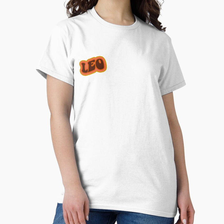 Leo zodiac sign design Classic T-Shirt