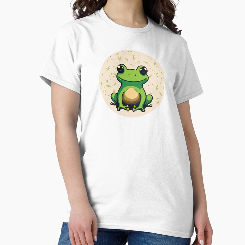 A Cute Frog Sitting Classic T Shirt
