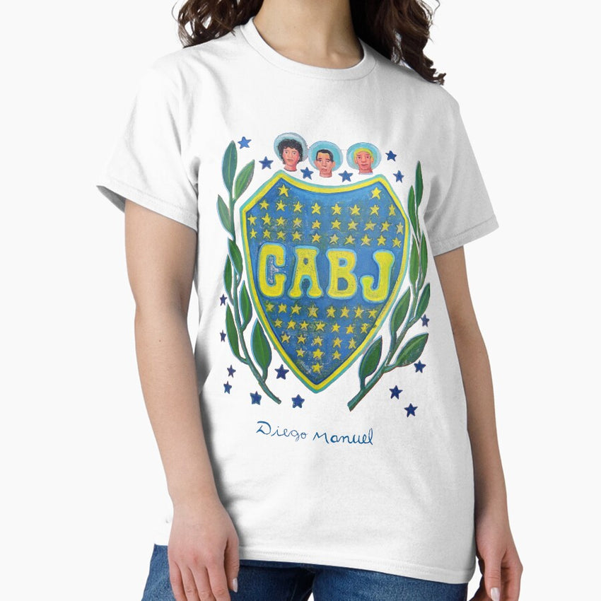 Argentine soccer shield with stars Classic T-Shirt