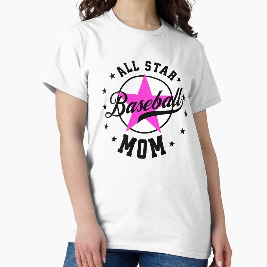 All-Star Baseball Mom Classic T-Shirt