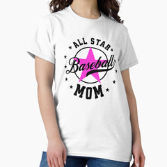 All-Star Baseball Mom Classic T-Shirt
