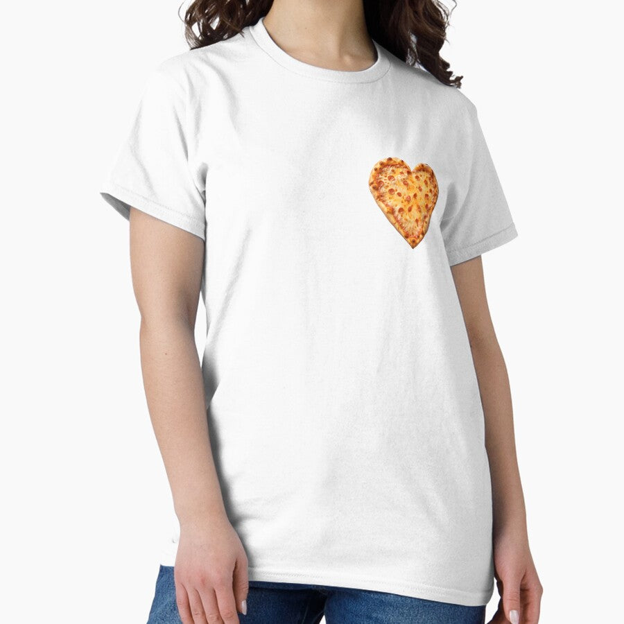 Valentine pizza heart Classic T-Shirt