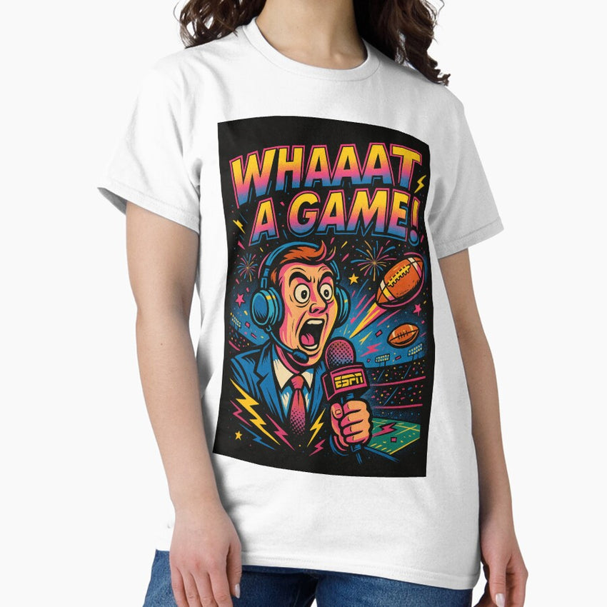 A Tribute to Mike Patrick: ESPN Mayhem Unleashed-WHAAAT A BROADCAST! Classic T-Shirt