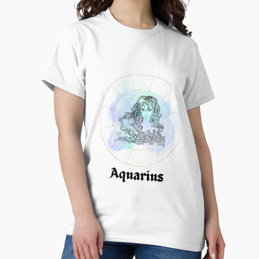 Aquarius Horoscope Design Classic T-Shirt