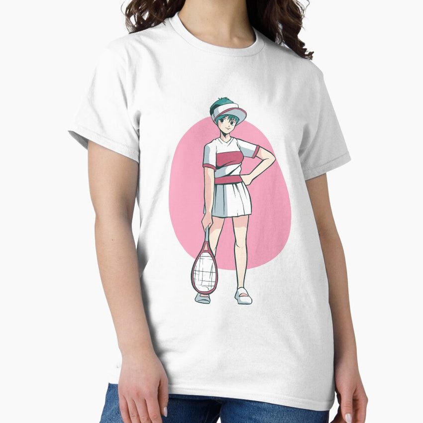 Anime tennis girl sports player Classic T-Shirt