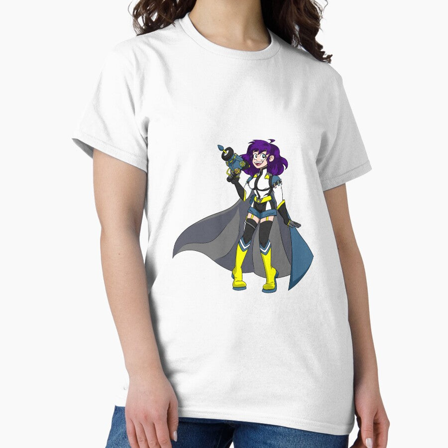 Anime girl Superhero Classic T-Shirt