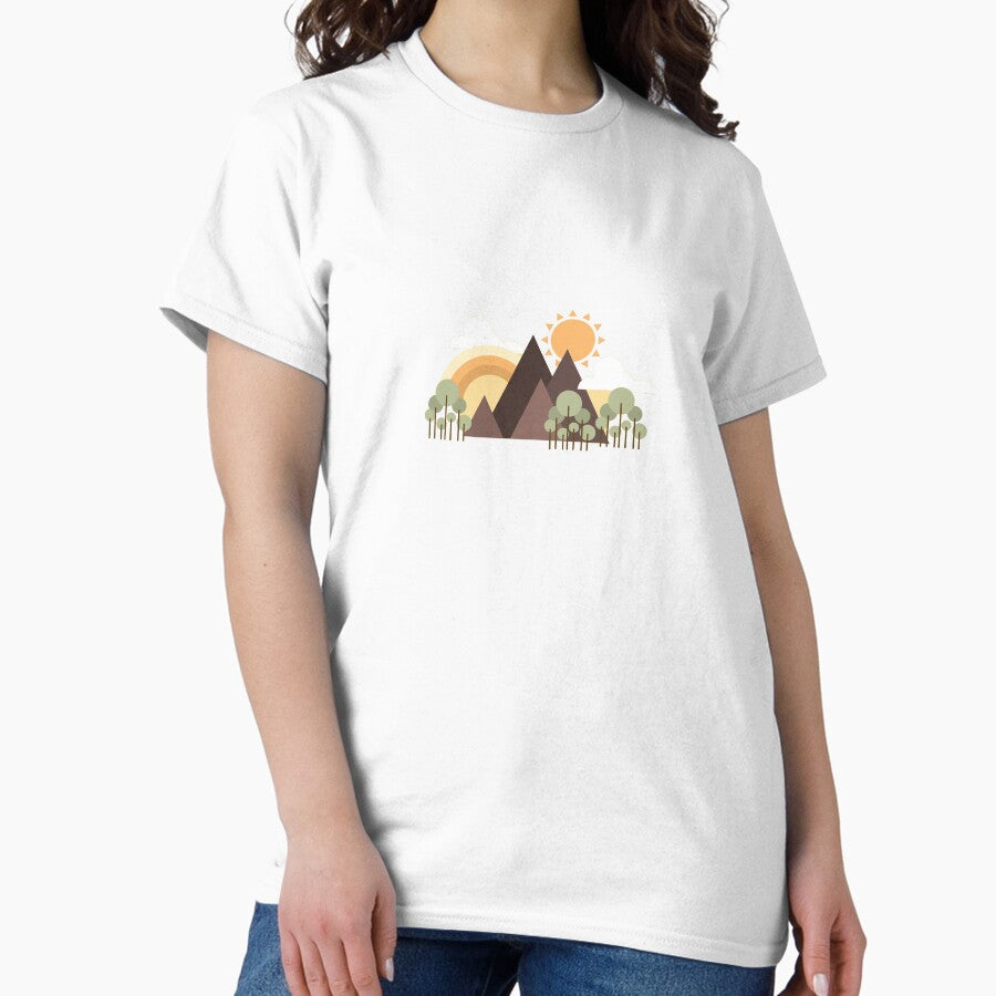 Adventure Awaits T Shirt The Great Outdoors Shirt Wanderlust Explore More Tee Unisex Mothers Day Gift Youth Adult Kids Classic T Shirt