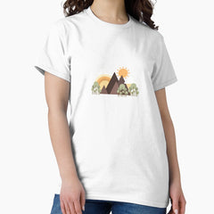Adventure Awaits T Shirt The Great Outdoors Shirt Wanderlust Explore More Tee Unisex Mothers Day Gift Youth Adult Kids Classic T Shirt