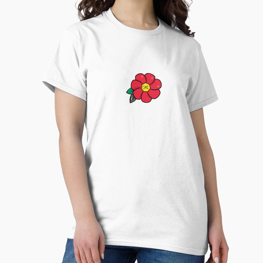 Chicago Blackhawks Flower Classic T-Shirt