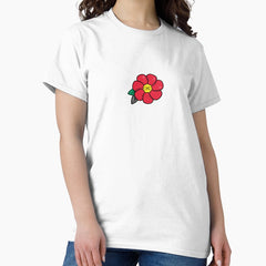 Chicago Blackhawks Flower Classic T-Shirt