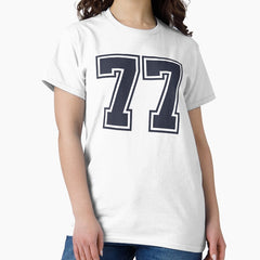 77 Sports Number Seventy-Seven Classic T-Shirt