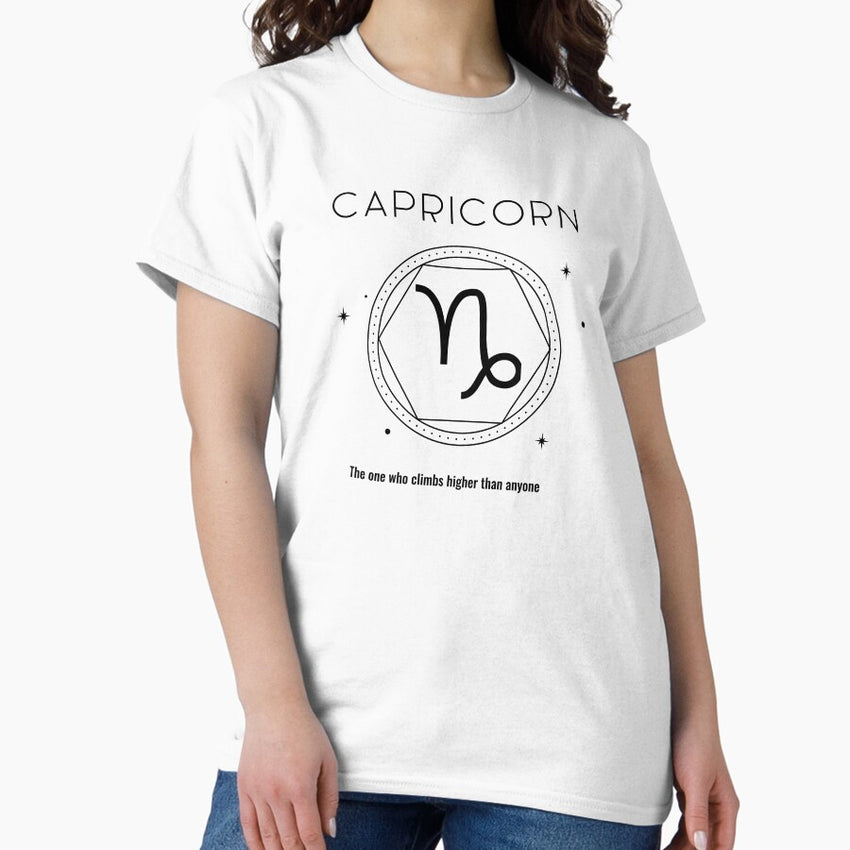 Capricorn - The one who climbs higher than anyone Classic T-Shirt