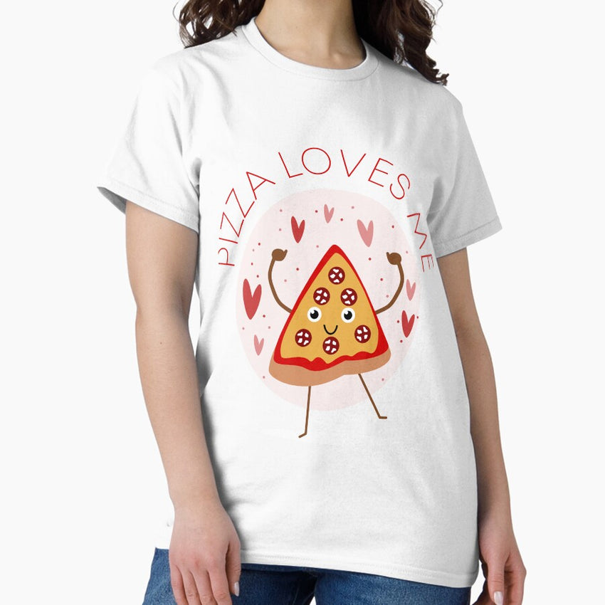 Pizza Loves Me Classic T-Shirt