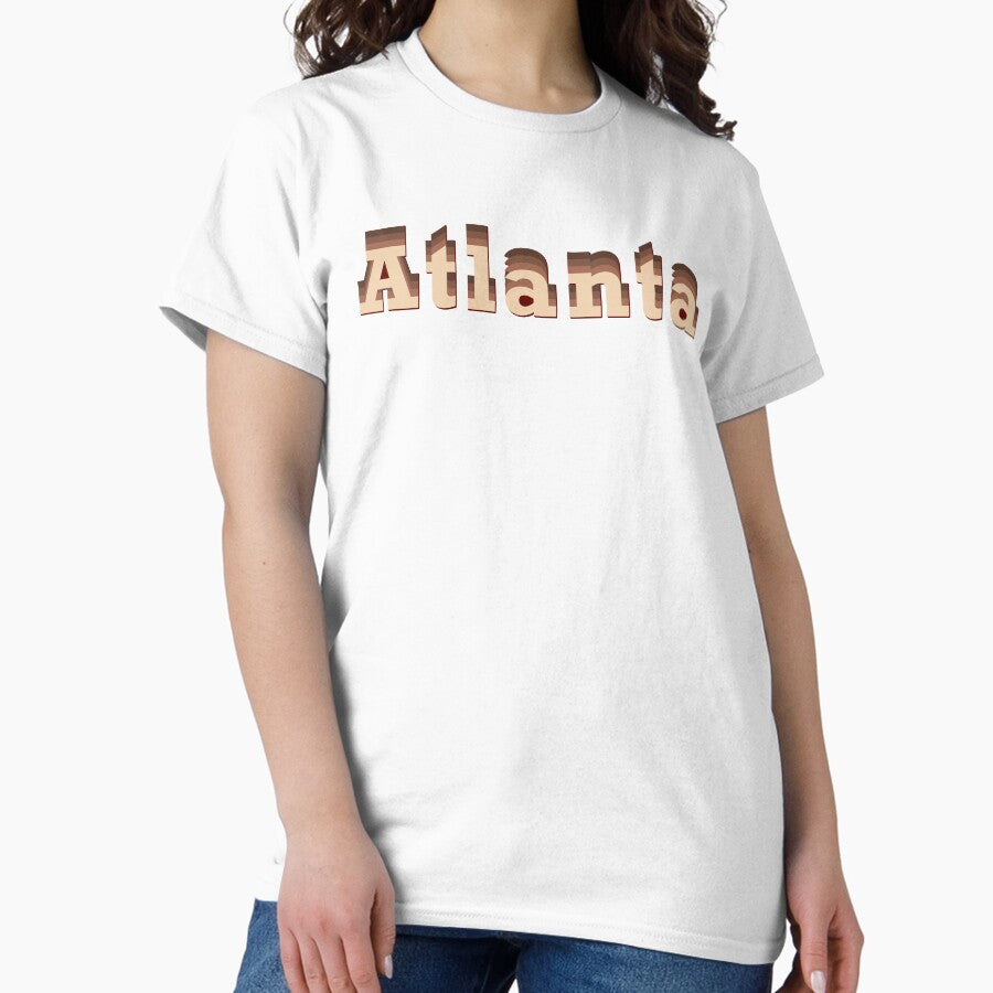Atlanta Atl Georgia Vintage Design Classic T Shirt
