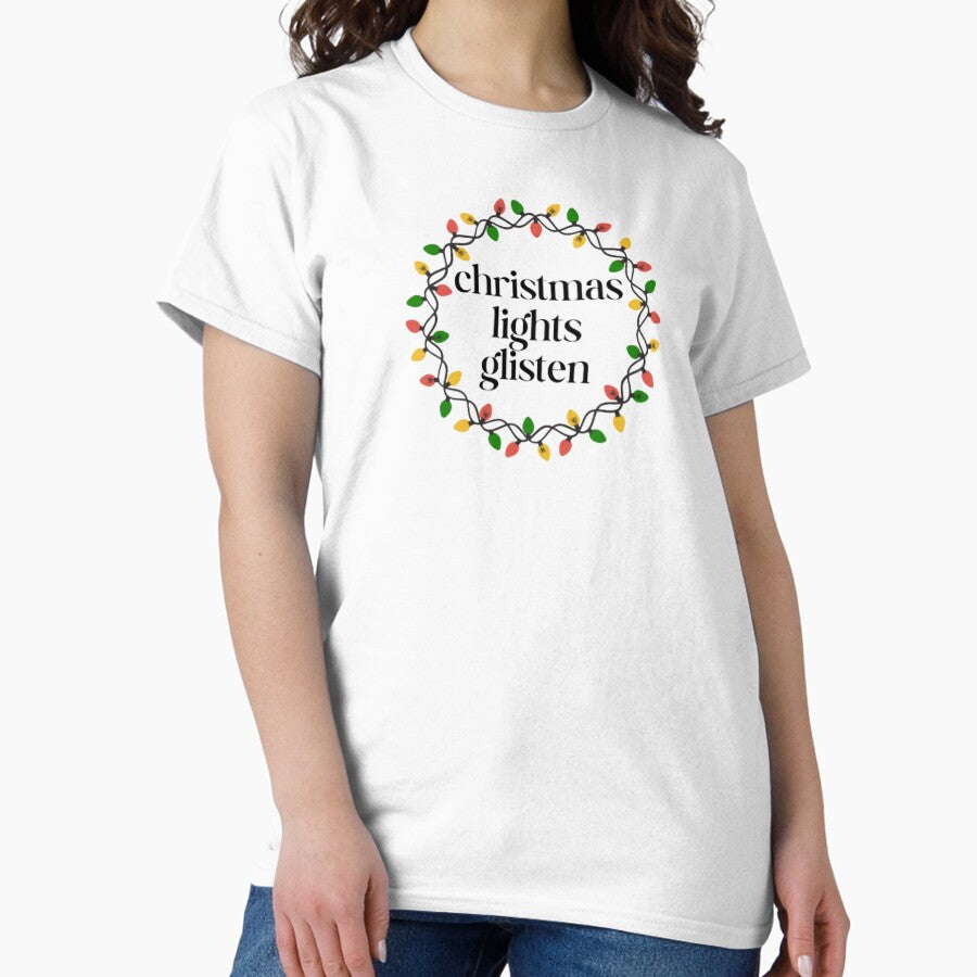 Christmas Lights Glisten Taylor Swift Classic T Shirt