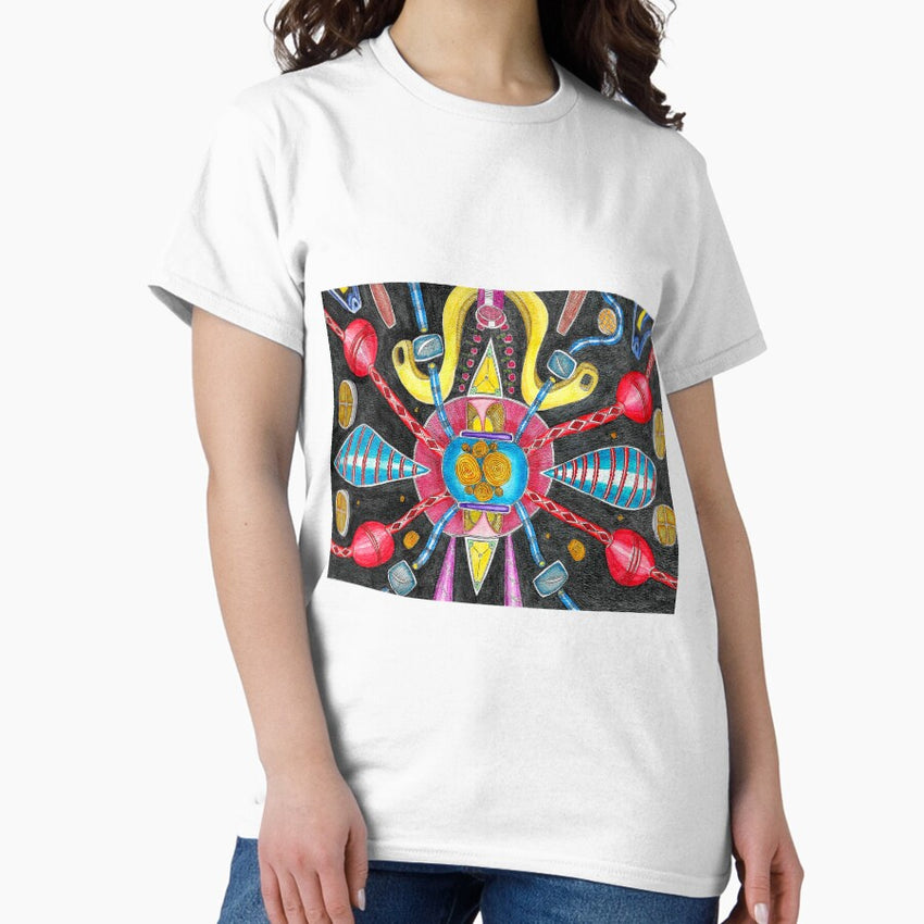 Abstract King For A Day Classic T Shirt