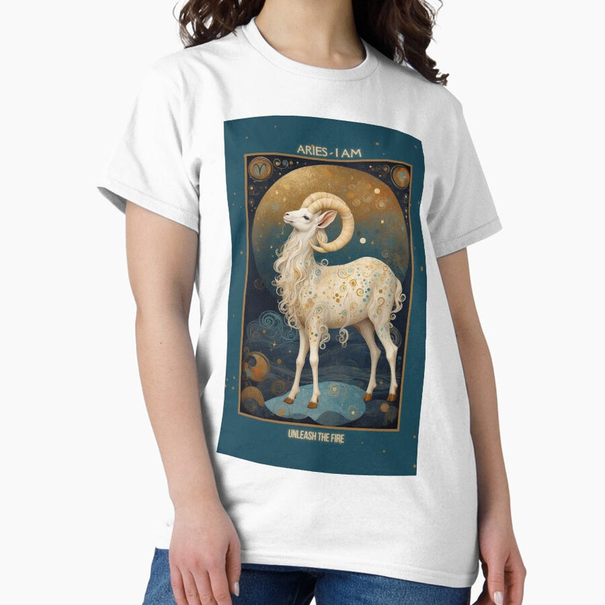 Aries Zodiac Sign - I Am - Fire Sign - Astrology Sign - The Ram Classic T-Shirt