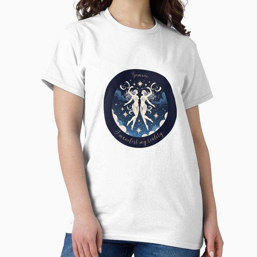 Gemini Zodiac Quote Classic T-Shirt