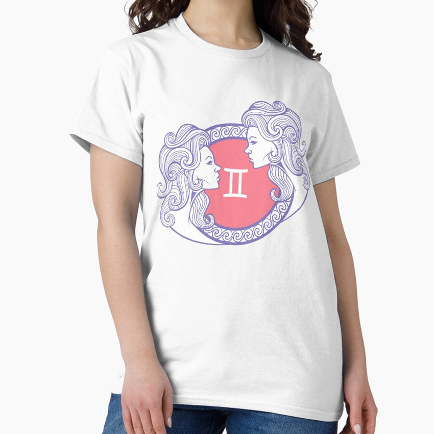 Gemini zodiac sign/ pastel star/ astrological symbol Classic T-Shirt