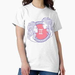 Gemini zodiac sign/ pastel star/ astrological symbol Classic T-Shirt