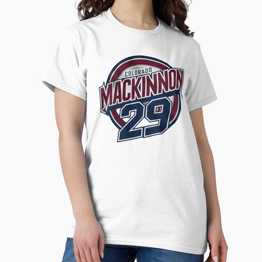 Nathan Mackinnon #29. Colorado Avalanche. Classic T-Shirt