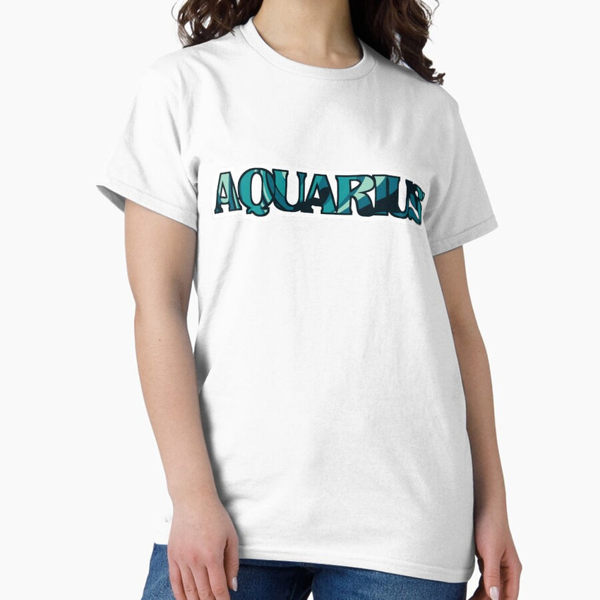 Groovy Aquarius Swirl Classic T-Shirt
