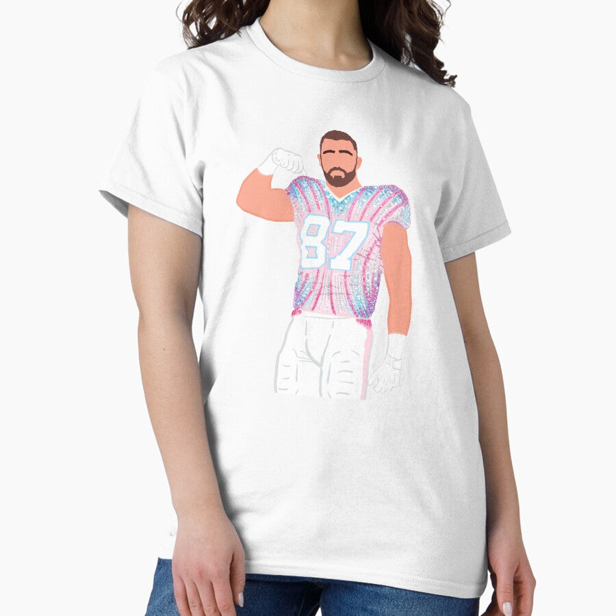 Taylor Swift Lover Football Jersey Classic T Shirt