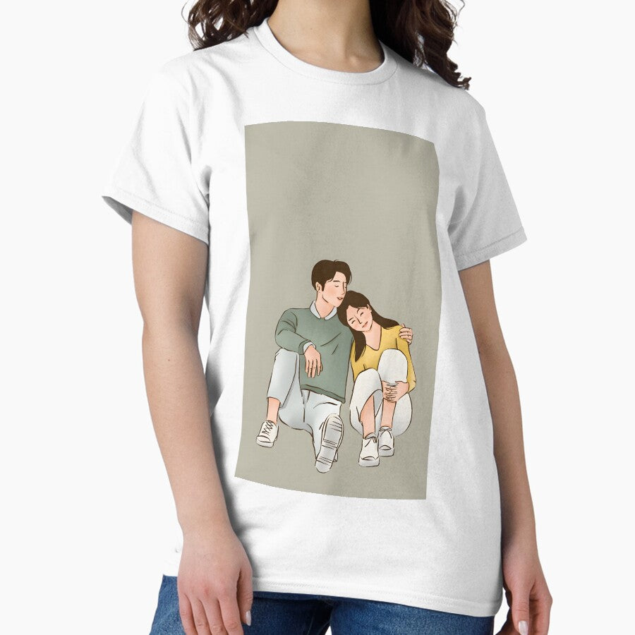 Illustration of the feeling of closeness, Classic T-Shirt
