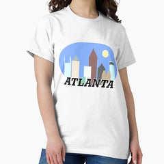 Atlanta Skyline - Simplistic Design Classic T-Shirt