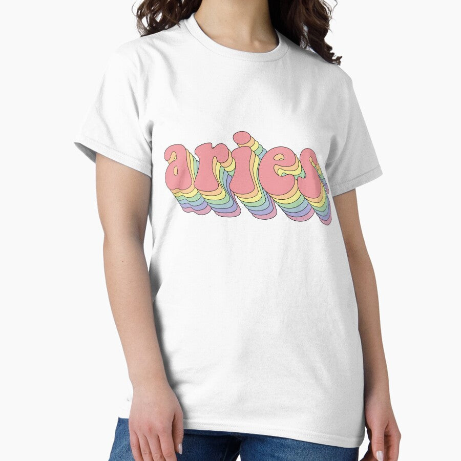 Aries Rainbow Classic T-Shirt