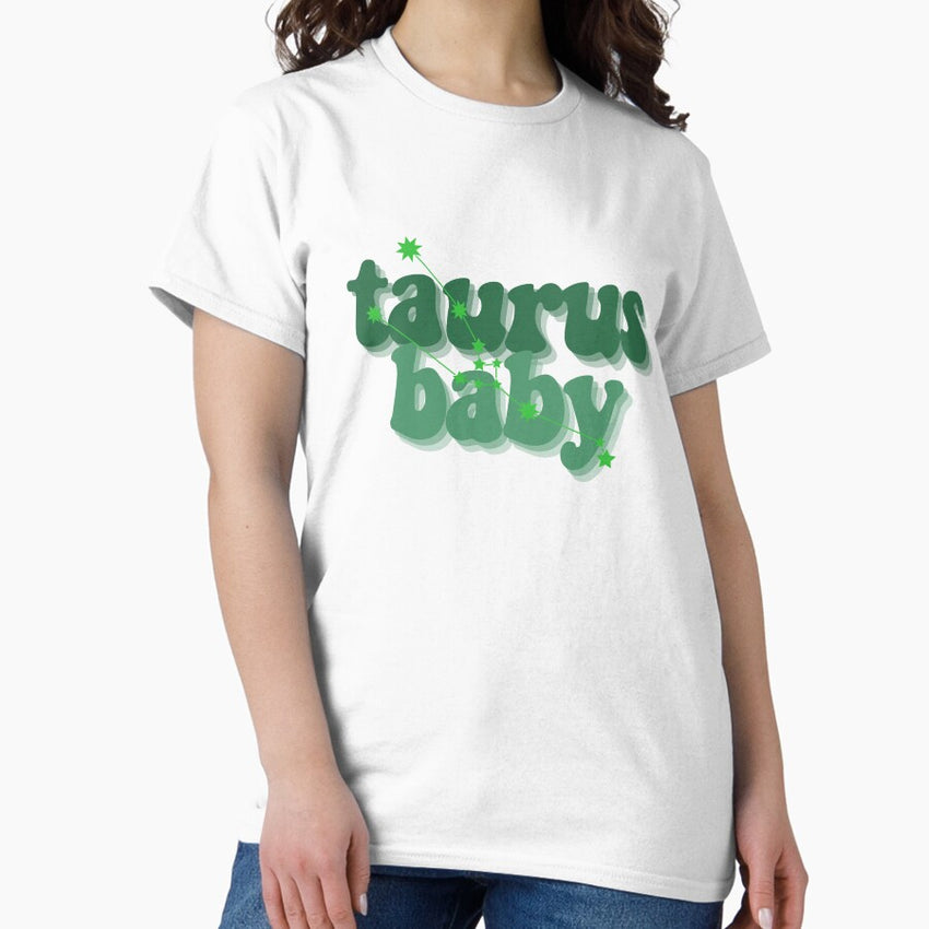 taurus baby zodiac sign design for tshirt sticker Classic T-Shirt