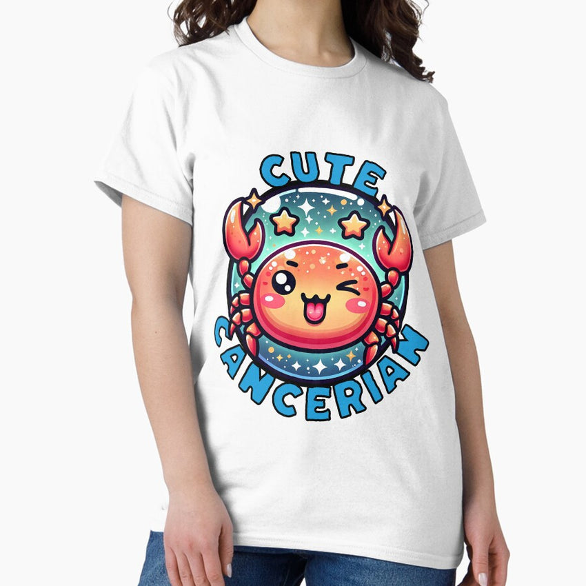 Cute Zodiac Cancer Classic T-Shirt