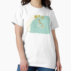 gerry lopez inspired pipeline single fin master retro surf art by surfy birdy Classic T-Shirt