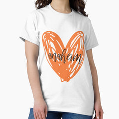 anaheim ducks heart Classic T-Shirt
