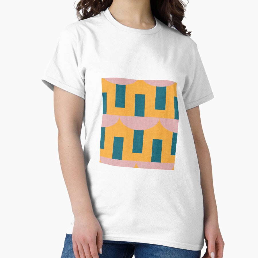Tulip Yellow Pods #midcenturymodern Classic T-Shirt