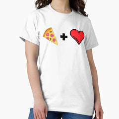 All I Need Is Love And Pizza (Light) Classic T-Shirt