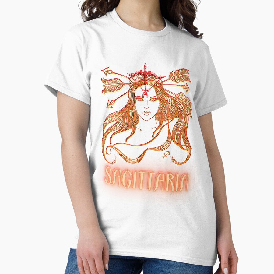 Astrological Sign Birth Horoscope Female Sagittarius Classic T Shirt