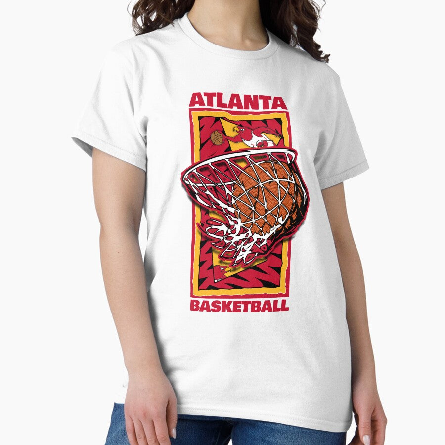 Atlanta Basketball 90S Style Classic T Shirt