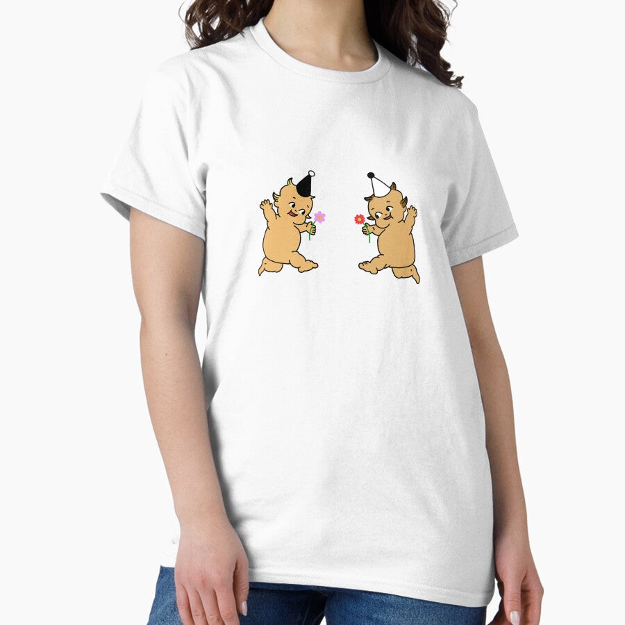 Clown Kewpies Colour Classic T Shirt