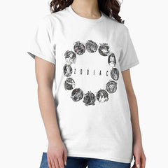 Zodiac circle constellations eng Classic T-Shirt