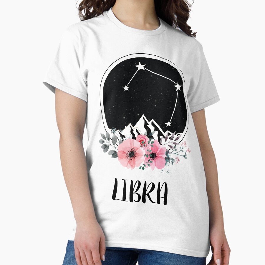 Libra Zodiac Star Signs Classic T-Shirt
