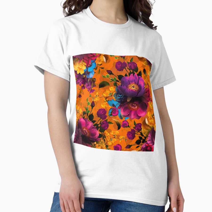 Moody florals - Mystic Botanical Night Garden 6 Nightgarden Classic T-Shirt