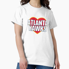 Atlanta Hawks Heart Classic T-Shirt