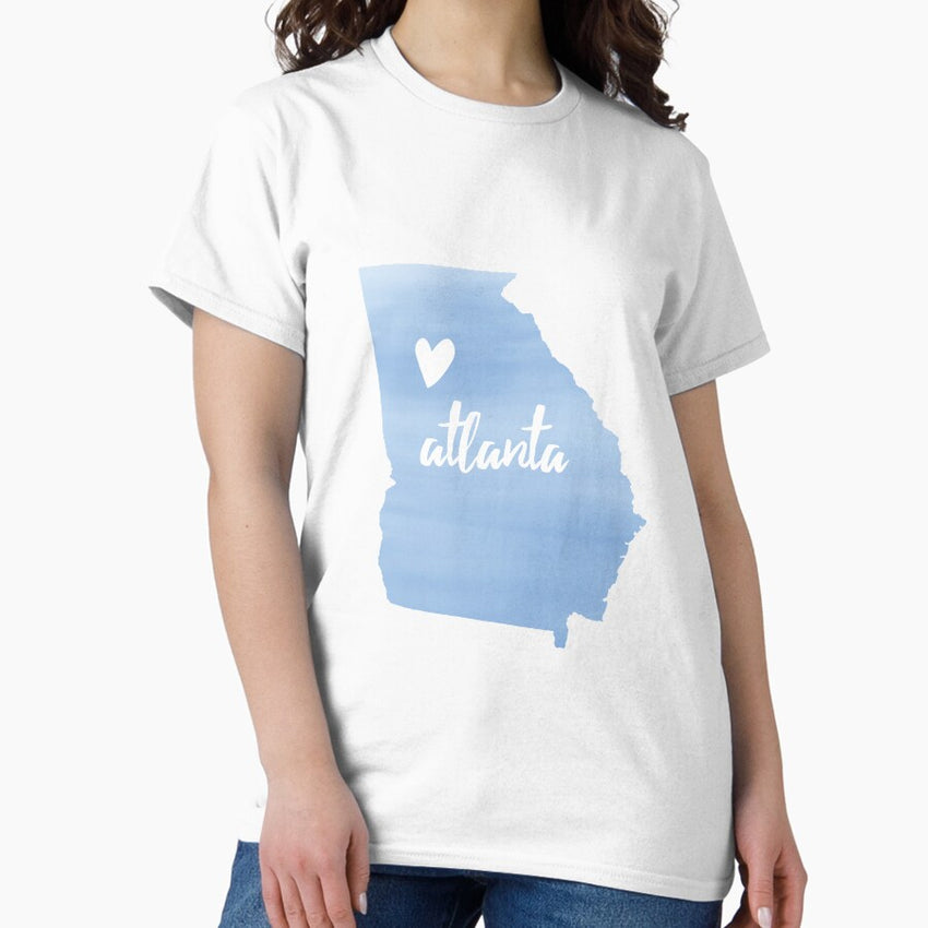 Atlanta, GA - periwinkle Classic T-Shirt