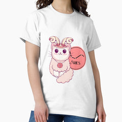 Cat as Zodiac Sign - Aries Classic T-Shirt